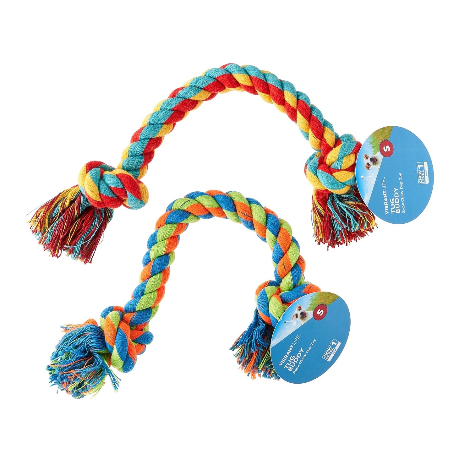 Tug Buddy Braided Rope Chew Dog Toy, Multicolor, Level 1 for Light Chewing - pet needs744759061218Tug Buddy Braided Rope Chew Dog Toy, Multicolor, Level 1 for Light Chewing1pet needs