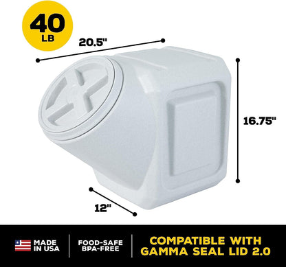 Vittles Vault Stackable Dog Food Storage Container with Sealing Lid, up to 40 Lbs Dry Pet Food Storage Container, Usa - Made - [20.5"L X 12"W X 16.75"H] - pet needs744759034304Vittles Vault Stackable Dog Food Storage Container with Sealing Lid, up to 40 Lbs Dry Pet Food Storage Container, Usa - Made - [20.5"L X 12"W X 16.75"H]Container40 Pounds40 Poundspet needs