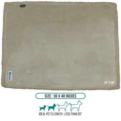 Washable Pet Blanket Fleece Dog Cat Bed Soft Sherpa Reversible Dog Blanket Warm - pet needs711181870725Washable Pet Blanket Fleece Dog Cat Bed Soft Sherpa Reversible Dog Blanket WarmTaupe/Taupe Sherpapet needs
