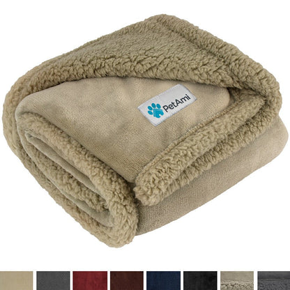 Washable Pet Blanket Fleece Dog Cat Bed Soft Sherpa Reversible Dog Blanket Warm - pet needs711181870725Washable Pet Blanket Fleece Dog Cat Bed Soft Sherpa Reversible Dog Blanket WarmTaupe/Taupe Sherpapet needs