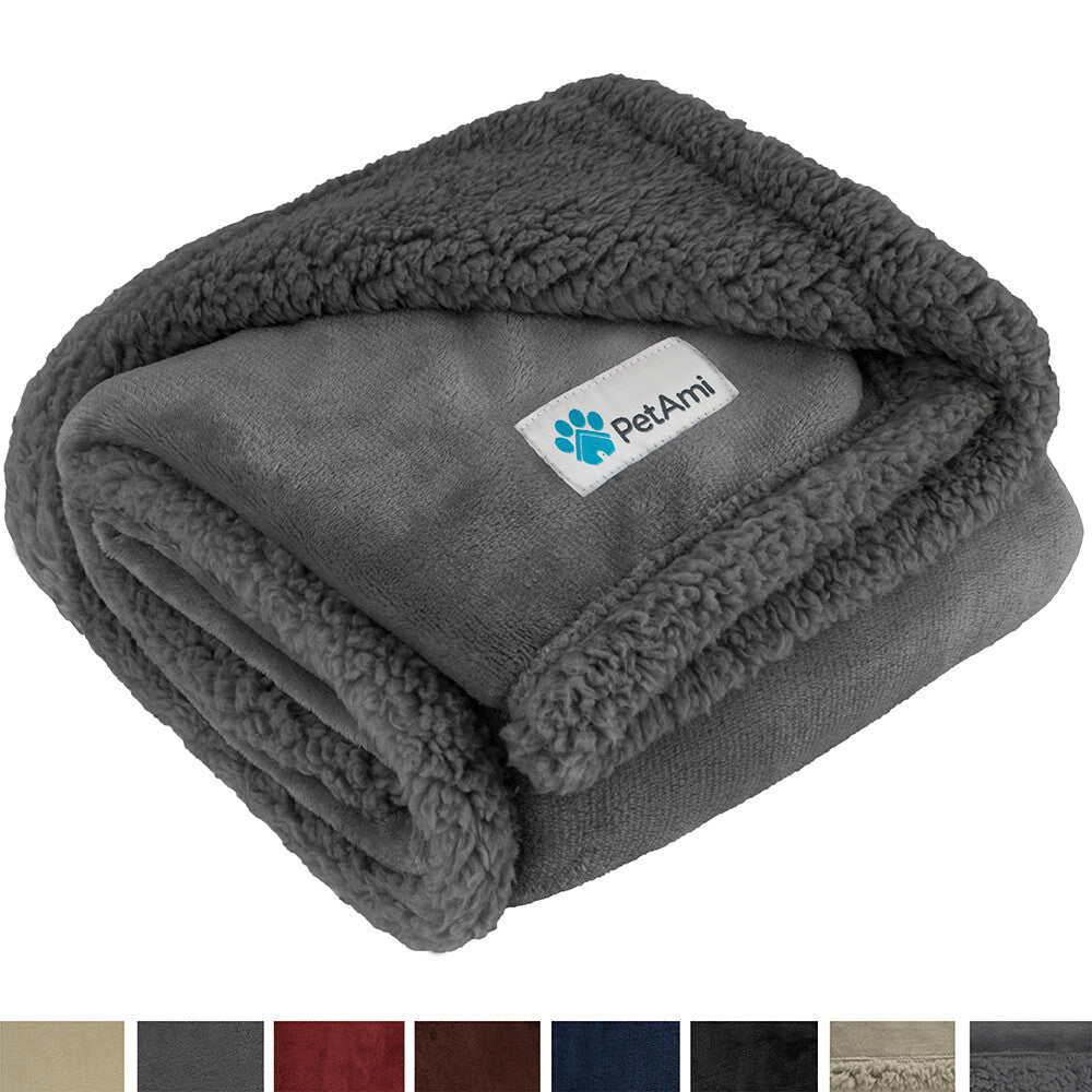 Washable Pet Blanket Fleece Dog Cat Bed Soft Sherpa Reversible Dog Blanket Warm - pet needs313037877881Washable Pet Blanket Fleece Dog Cat Bed Soft Sherpa Reversible Dog Blanket WarmGray/Gray Sherpapet needs