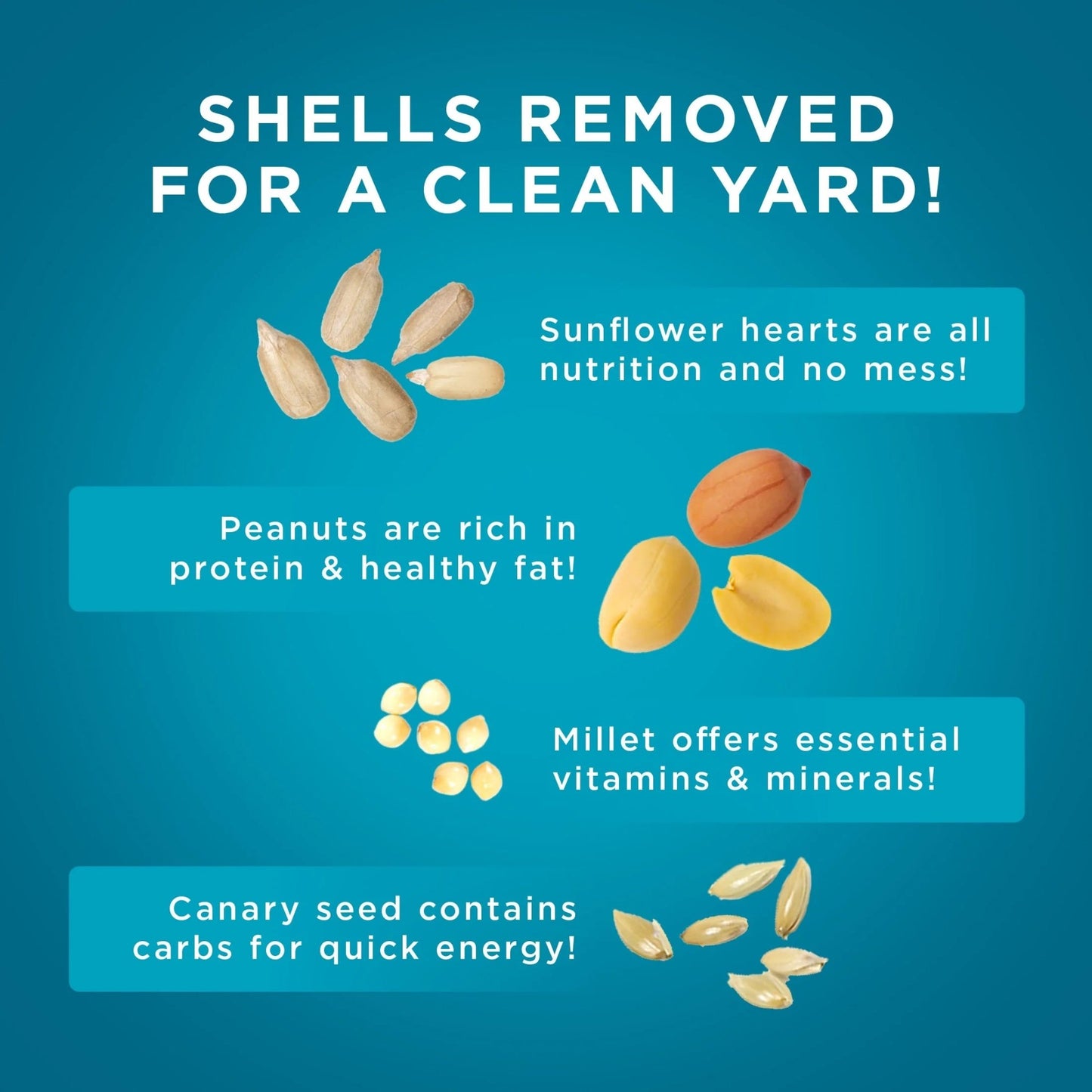 Waste Free Wild Bird Food, Dry, 1 Count per Pack, 15 Lbs. - pet needs711181456714Waste Free Wild Bird Food, Dry, 1 Count per Pack, 15 Lbs.Singlepet needs