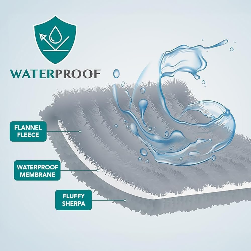 Waterproof Dog Blanket for Medium Large XL Dog Puppy Cat Throw for Couch Cover Leakproof Protection, Sherpa Fleece, Reversible Soft Washable 80X60 Checker Plaid Red - pet needs744110085747Waterproof Dog Blanket for Medium Large XL Dog Puppy Cat Throw for Couch Cover Leakproof Protection, Sherpa Fleece, Reversible Soft Washable 80X60 Checker Plaid RedCheckered RedX - Large 80 X 60 InchesX - Large 80 X 60 Inchespet needs