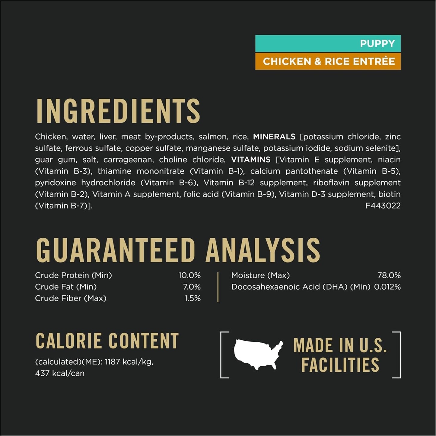 Wet Puppy Food Pate, Wet Food Classic Chicken and Rice Entrée - (Pack of 12) 13 Oz. Cans - pet needs744759309631Wet Puppy Food Pate, Wet Food Classic Chicken and Rice Entrée - (Pack of 12) 13 Oz. CansChicken, Rice13 Ounce (Pack Of 12)13 Ounce (Pack Of 12)pet needs