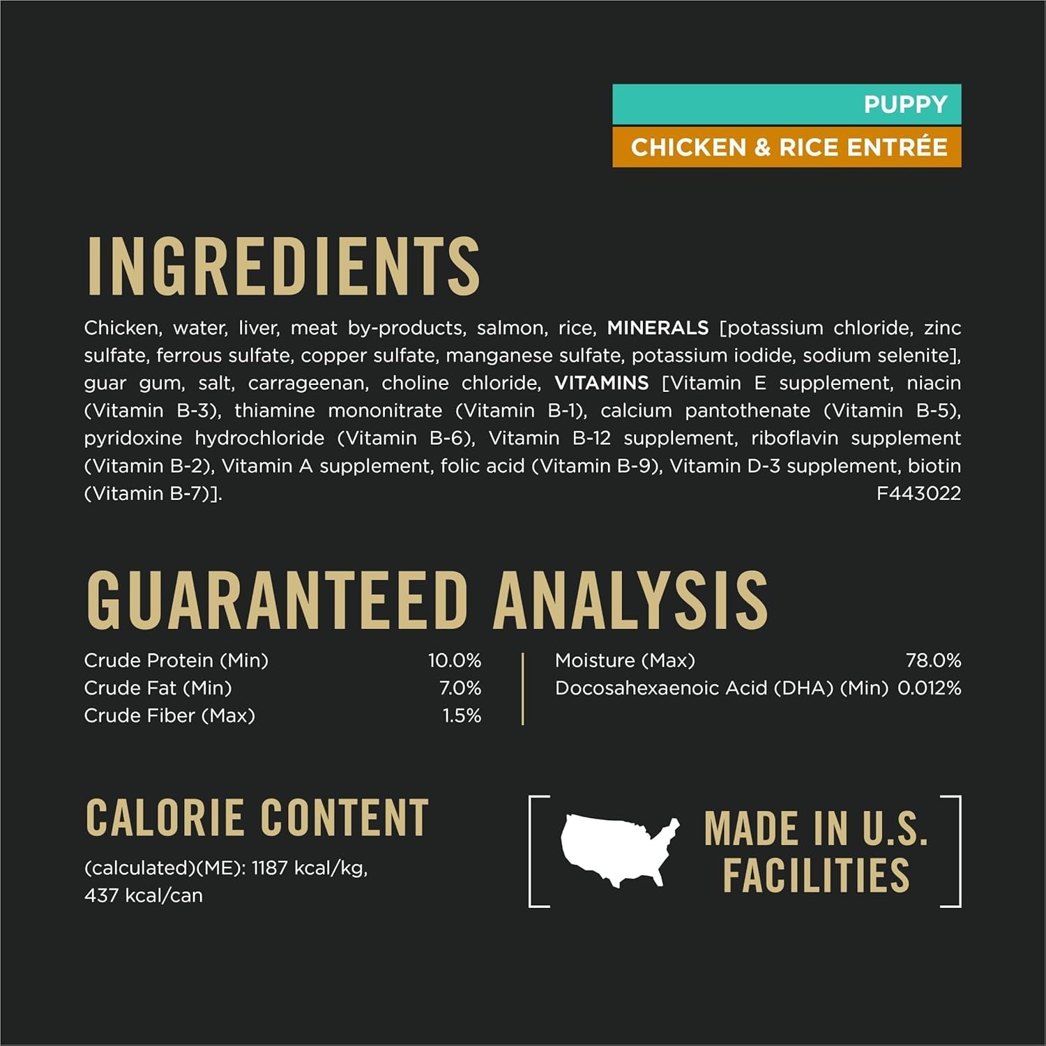 Wet Puppy Food Pate, Wet Food Classic Chicken and Rice Entrée - (Pack of 12) 13 Oz. Cans - pet needs744759309631Wet Puppy Food Pate, Wet Food Classic Chicken and Rice Entrée - (Pack of 12) 13 Oz. CansChicken, Rice13 Ounce (Pack Of 12)13 Ounce (Pack Of 12)pet needs