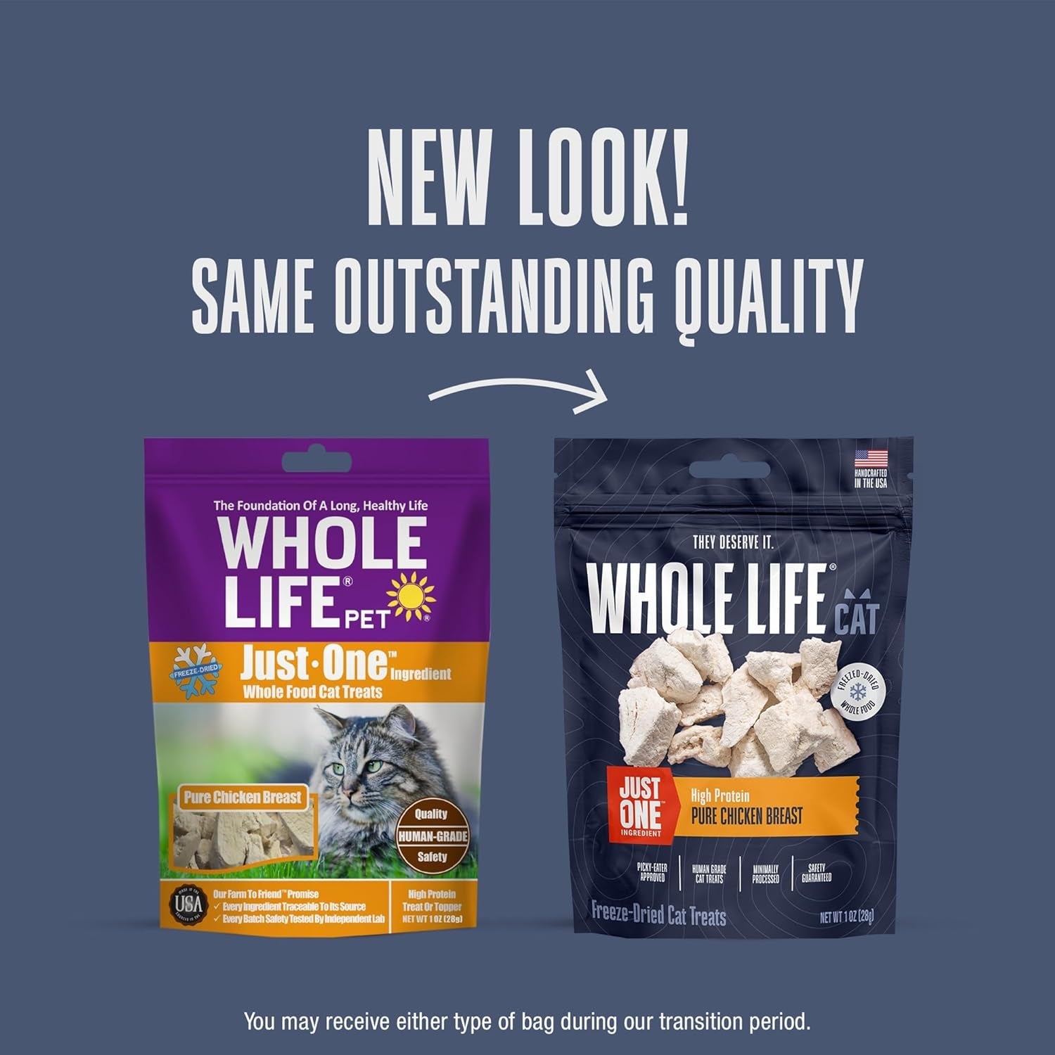 Whole Life Cat Just One Chicken Freeze Dried Cat Treats - Human Grade High Prote - pet needs744110877144Whole Life Cat Just One Chicken Freeze Dried Cat Treats - Human Grade High Protepet needs