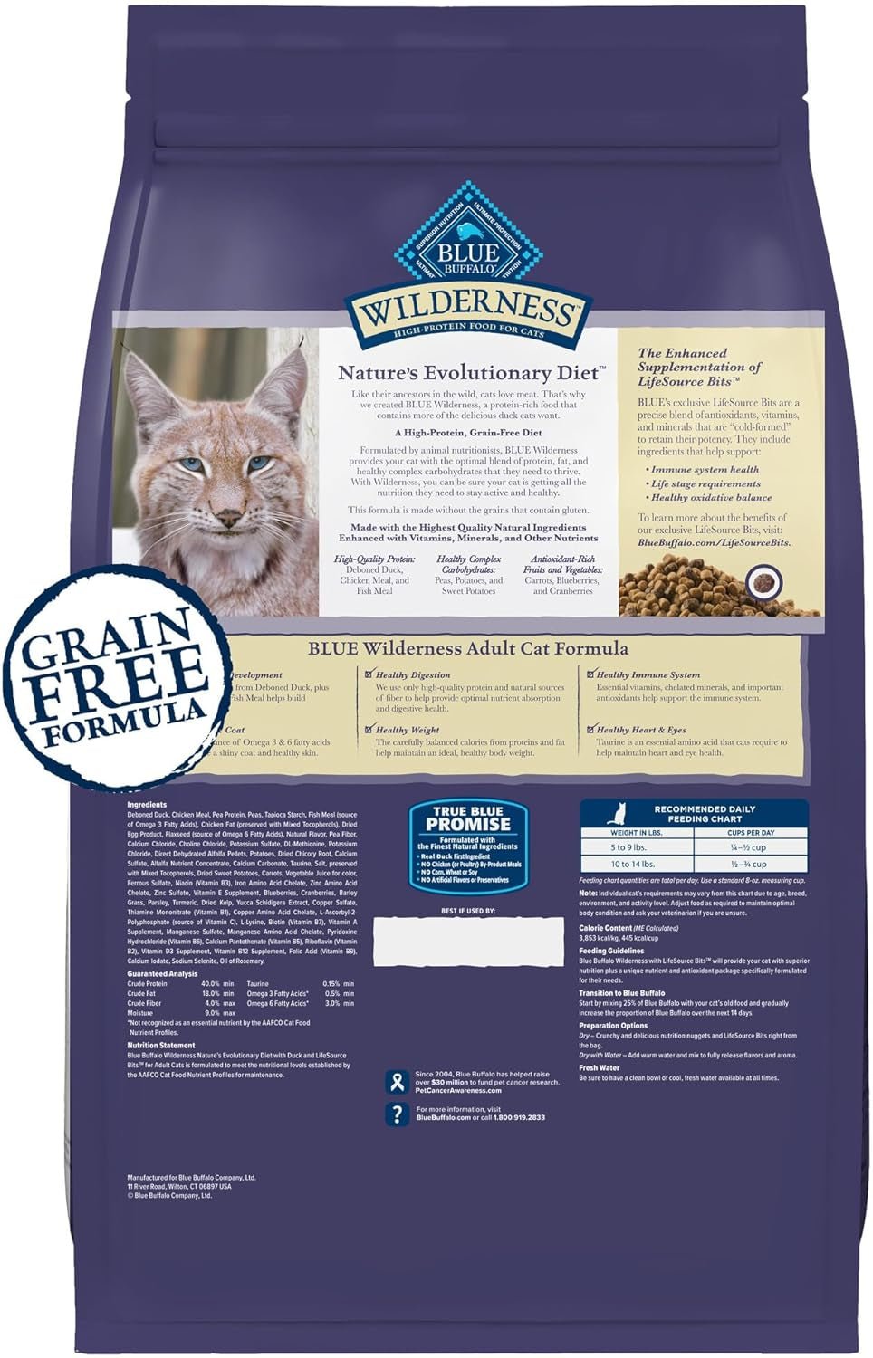 Wilderness Nature'S Evolutionary Diet High - Protein, Grain - Free Natural Dry Food for Adult Cats, Chicken, 6 - Lb. Bag - pet needs7445037234234Wilderness Nature'S Evolutionary Diet High - Protein, Grain - Free Natural Dry Food for Adult Cats, Chicken, 6 - Lb. Bag6 Pound (Pack Of 1)pet needs